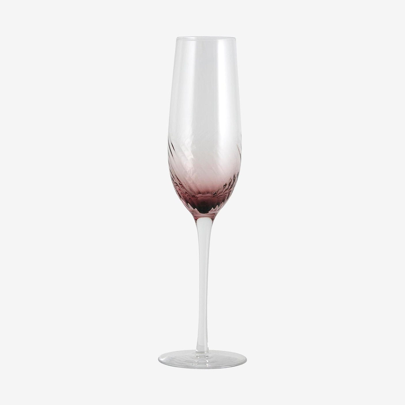 GARO champagne glass - h27,5 cm - klart glass/lilje Nordal GLASS/JUGS