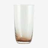 GARO høyt drikkeglass - h15 cm - klart glass/brunt Nordal GLASS/JUGS