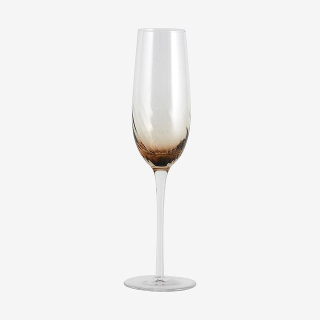 GARO champagneflasker - h27,5 cm - klart glass/brunt Nordal GLASS/JUGS