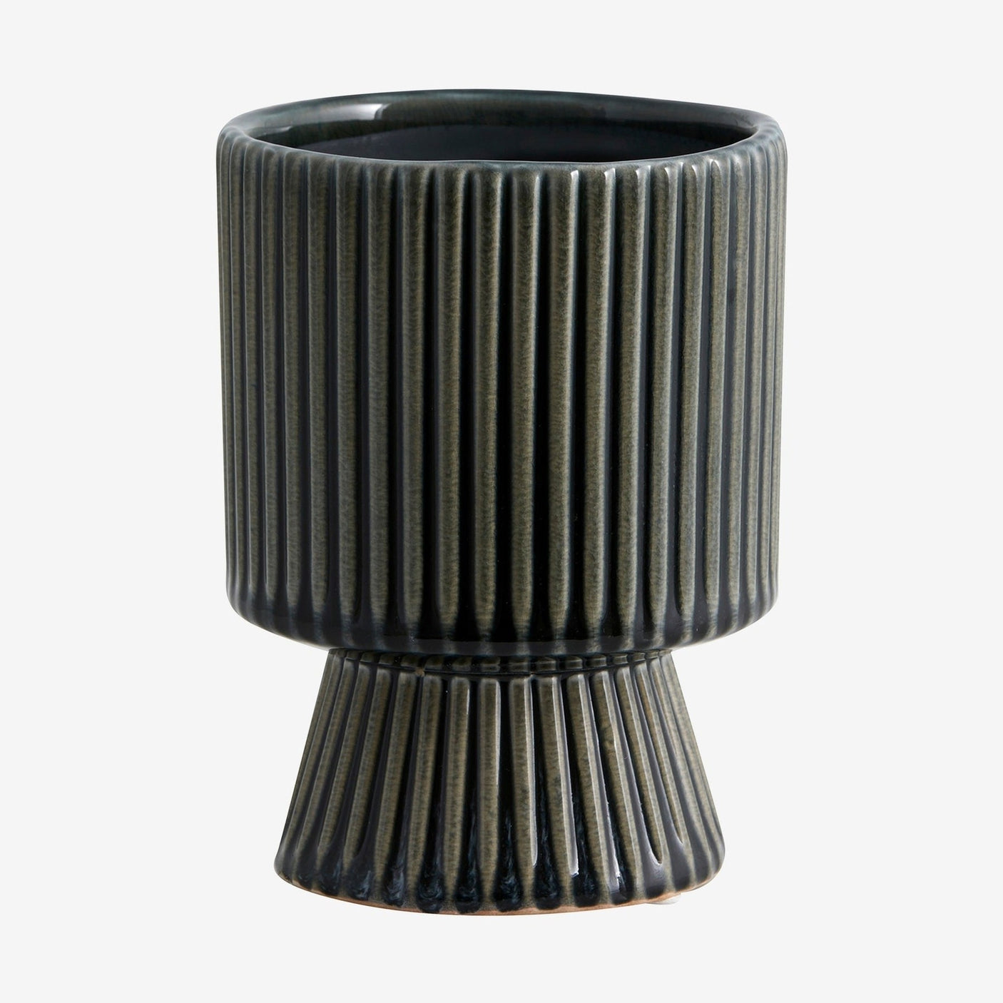 MULL krukker i stein - small - ø10 cm - blågrå Nordal INDOOR POT