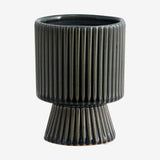 MULL krukker i stein - small - ø10 cm - blågrå Nordal INDOOR POT