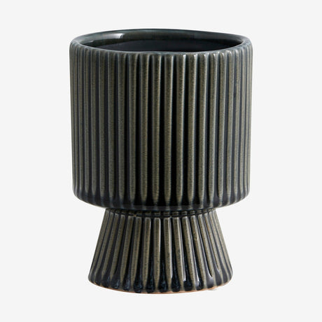 MULL krukker i stein - small - ø10 cm - blågrå Nordal INDOOR POT