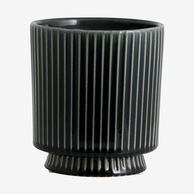 OXNA-gresspotter i stein - ø15 cm - blågrå Nordal INDOOR POT