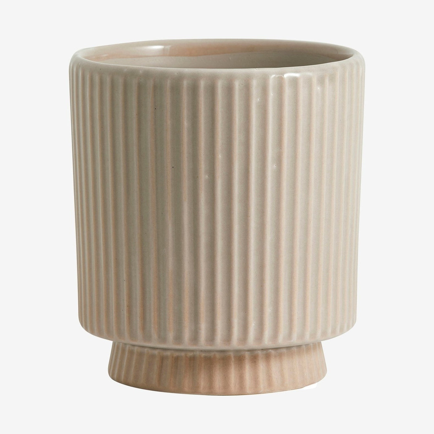 OXNA gresspotter i stein - ø15 cm - sand Nordal INDOOR POT