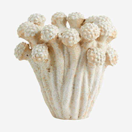 FUNGI keramisk vase - h19 cm - offwhite Nordal INDOOR POT