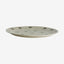 GRAINY Lunsjplaten i keramikk - ø21 cm - sand/grønn Nordal TABLEWARE