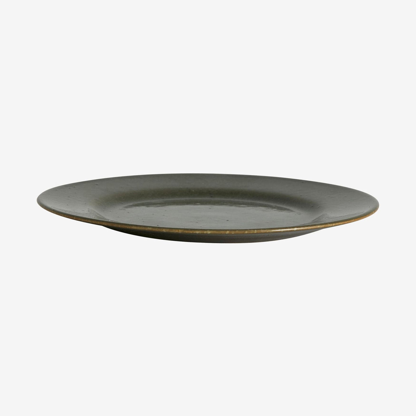 GRAWA lunsjplaten - ø20,5 cm - mørkgrønn Nordal TABLEWARE