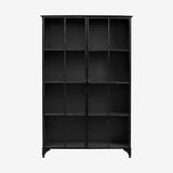 DOWNTOWN-vindueskap av jern - 185x120 - sort Nordal CABINETS