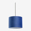 Lampeskjerm i velour - ø33 cm - blå Nordal STAND LAMP