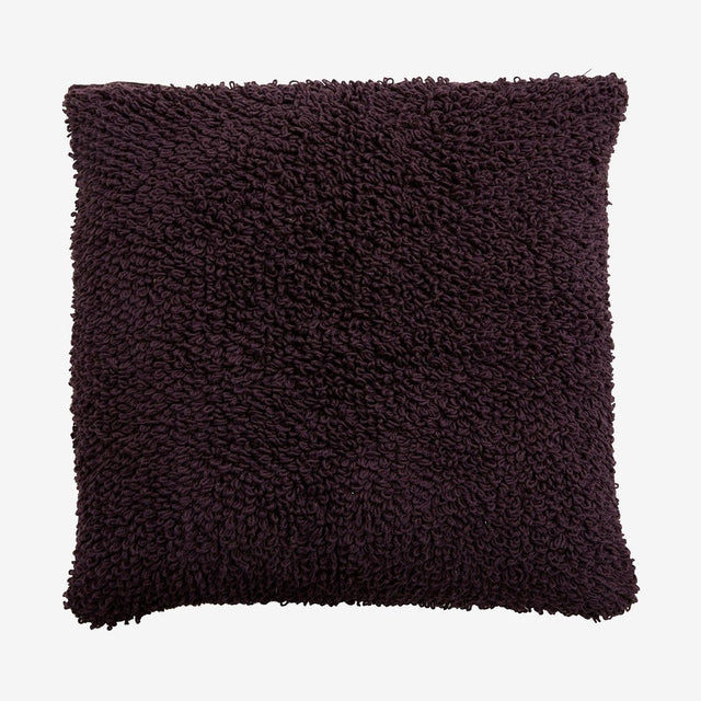 LYRA-pussytrekk av bomull - 48x48 - burgundy Nordal PILLOWS