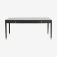 EMS-bordet i mangotre - 179x90 - svart/gullfinish Nordal TABLES
