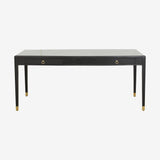EMS-bordet i mangotre - 179x90 - svart/gullfinish Nordal TABLES