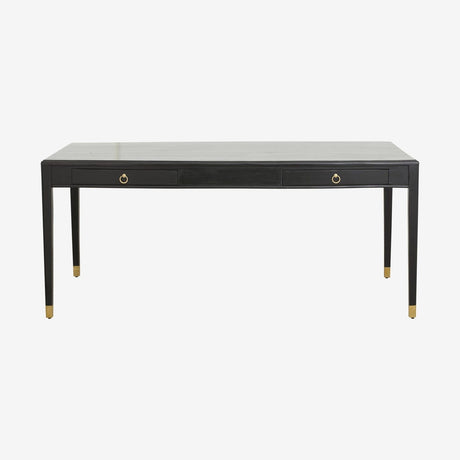 EMS-bordet i mangotre - 179x90 - svart/gullfinish Nordal TABLES