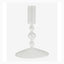 CHIROS lysestage i glass - h15 cm - klart glass Nordal LYSESTAGER