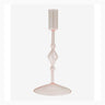 CHIROS lysestage i glass - h22 cm - lys rosa Nordal LYSESTAGER