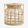 BAMBOO lamper av bambus - h15 cm - natur Nordal LANTERNER