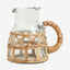 WEVA-flykter i klart glass med flet - h13 cm - natur Nordal GLASS/JUGS