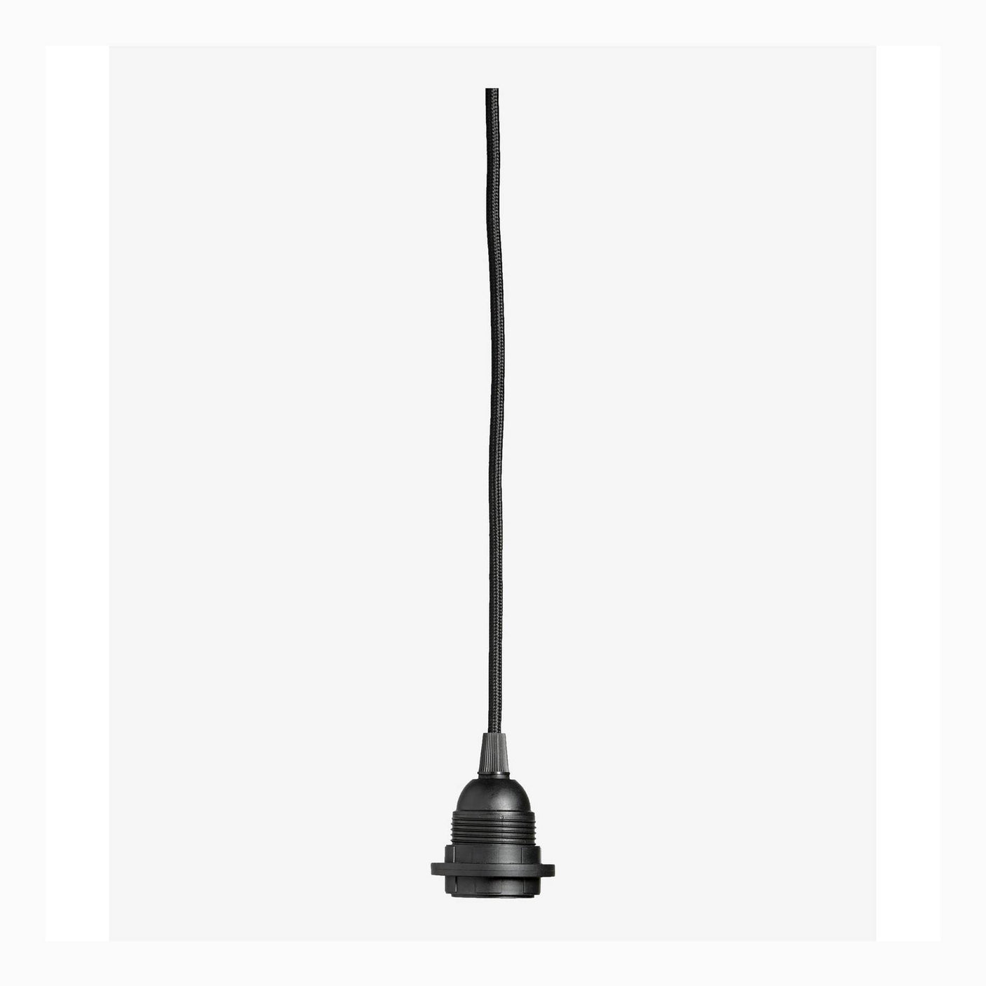 Garn med lampeskjerm, svart Nordal WALL LAMPS