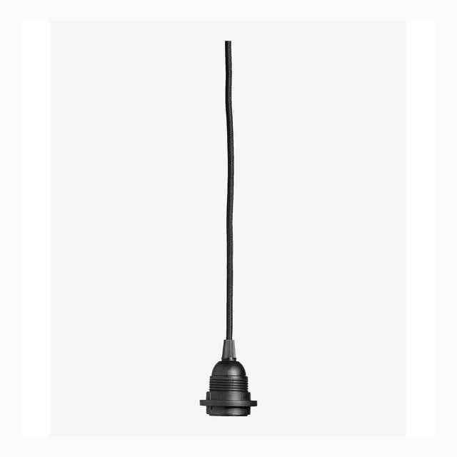 Garn med lampeskjerm, svart Nordal WALL LAMPS