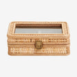 RATTAN smykkebokse i rattan m/glasslås - 16x21 cm - natur Nordal STORAGE