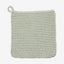MIRA knittet pottelappe i bomull - 1 stk - mint Nordal KITCHENTEX
