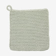 MIRA knittet pottelappe i bomull - 1 stk - mint Nordal KITCHENTEX
