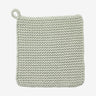 MIRA knittet pottelappe i bomull - 1 stk - mint Nordal KITCHENTEX