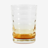JOG vannglas - h10 cm - klart glass / ravgul Nordal GLASS/JUGS