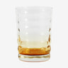 JOG vannglas - h10 cm - klart glass / ravgul Nordal GLASS/JUGS
