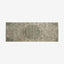 ARIA jacquard vevd teppe, 75x200 cm - grønn/beige Nordal CARPETS