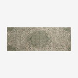 ARIA jacquard vevd teppe, 75x200 cm - grønn/beige Nordal CARPETS