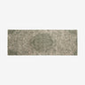 ARIA jacquard vevd teppe, 75x200 cm - grønn/beige Nordal CARPETS