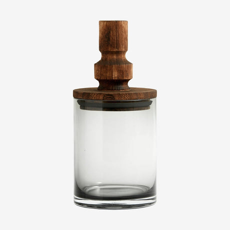 SALVIE-lagringsglas med dekk i tre - 850 ml Nordal TABLEWARE