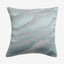 AVIOR-putetøy i satin - 45x45 - lysblå/grå Nordal PILLOWS