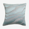 AVIOR-putetøy i satin - 45x45 - lysblå/grå Nordal PILLOWS