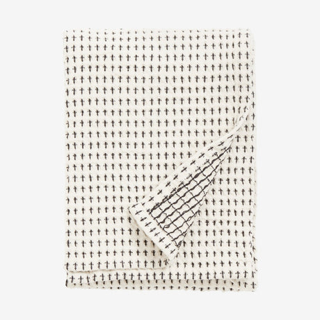 Waffelkjøtt - rå hvit/sort Nordal KITCHENTEX