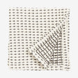Waffelkjøtt - rå hvit/sort Nordal KITCHENTEX