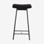 ZALA barstol med imitert lammekjøtt - svart Nordal STOOLS