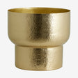 ALIMIA Gresspotter i aluminium ø31 cm - gull finish Nordal INDOOR POT