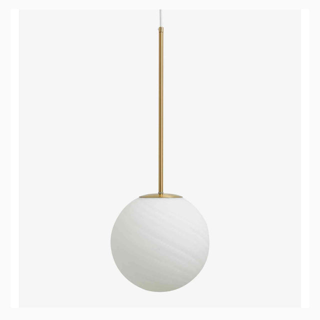 SETH glass pendel ø25 cm - matt hvit Nordal HANG LAMPS