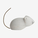 JERRY mus til dekorasjon - hvit marmor Nordal DECO ITEMS