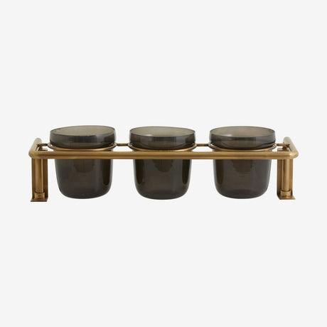 FIDRA-lagre - svart/messing finish Nordal KITCHEN AC