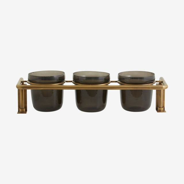 FIDRA-lagre - svart/messing finish Nordal KITCHEN AC
