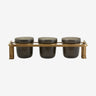 FIDRA-lagre - svart/messing finish Nordal KITCHEN AC