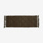 JUTAN-teppe i jute, 75x200 cm - brun/grønn Nordal CARPETS