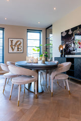 Spisestol Gia khaki fløyel Richmond Interiors Spisestol
