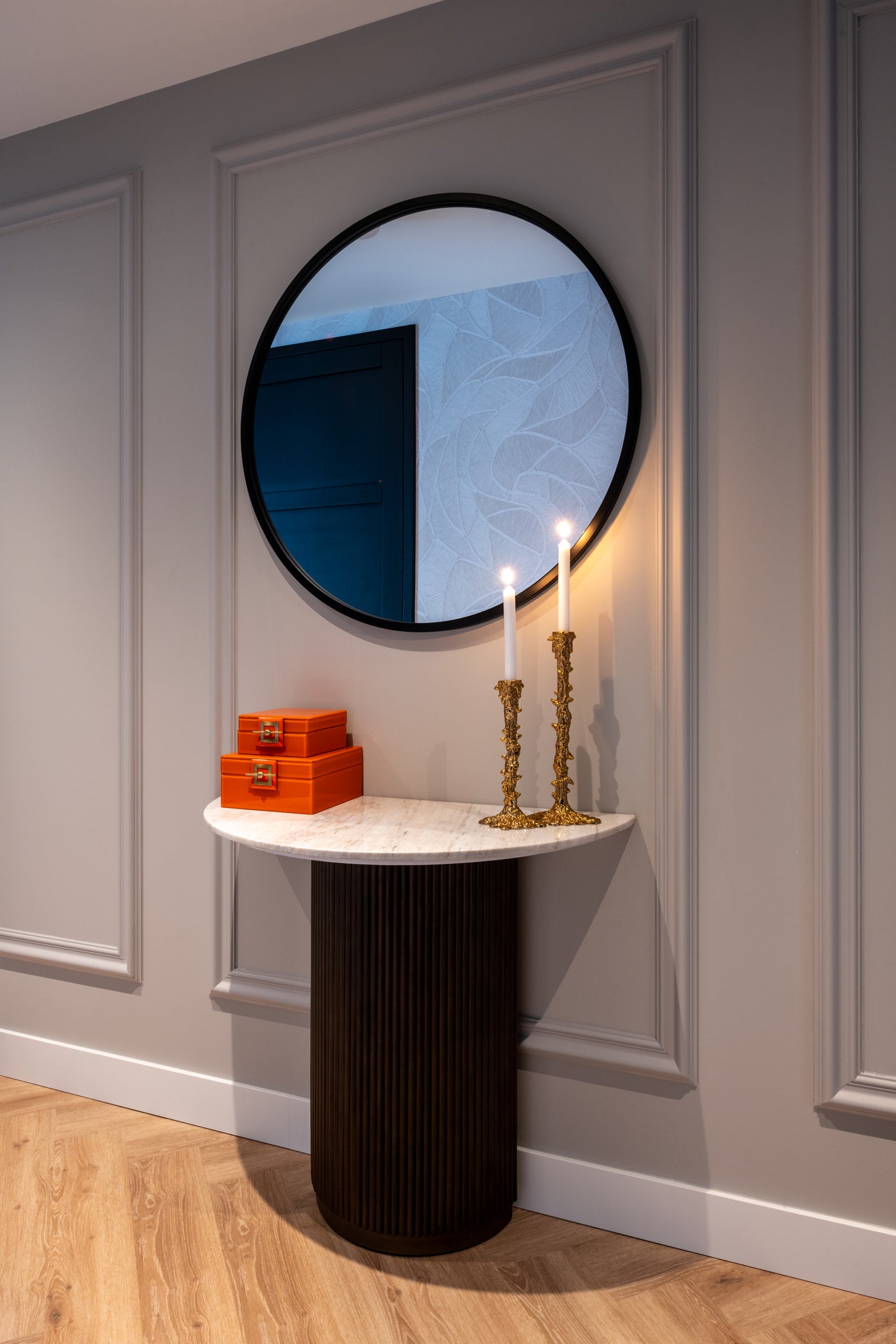 Oppbevaringsboks Bodine oransje stor Richmond Interiors Oppbevaring