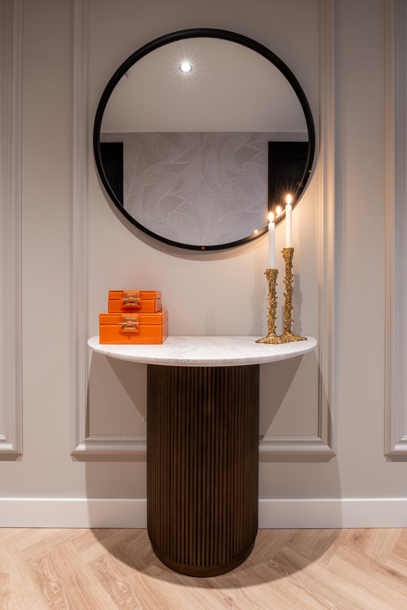 Oppbevaringsboks Bodine oransje stor Richmond Interiors Oppbevaring