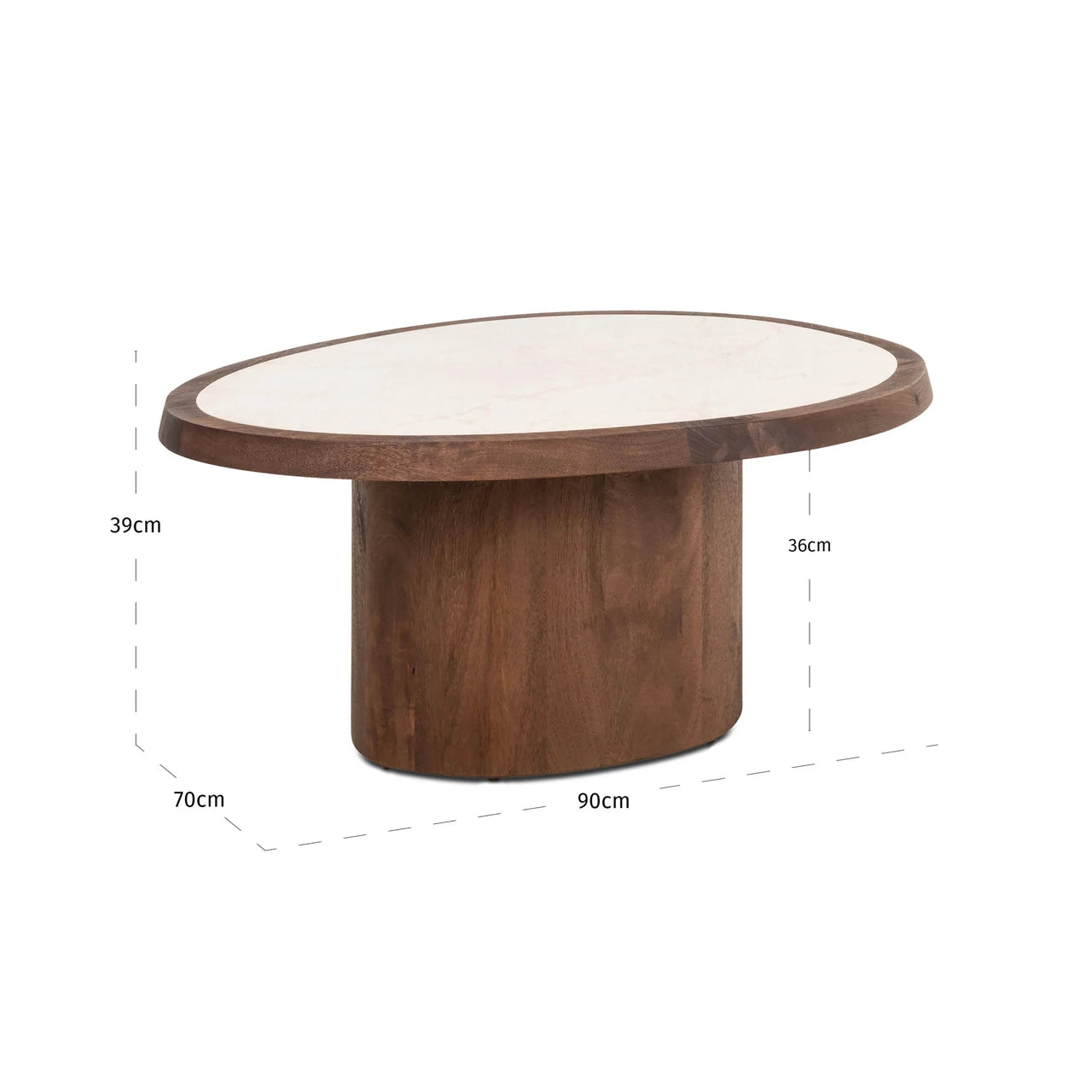 Salongbord Melrose spicebrown Richmond Interiors Sofabord