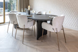 Lysestake Caya svart/gull liten Richmond Interiors Lysestake